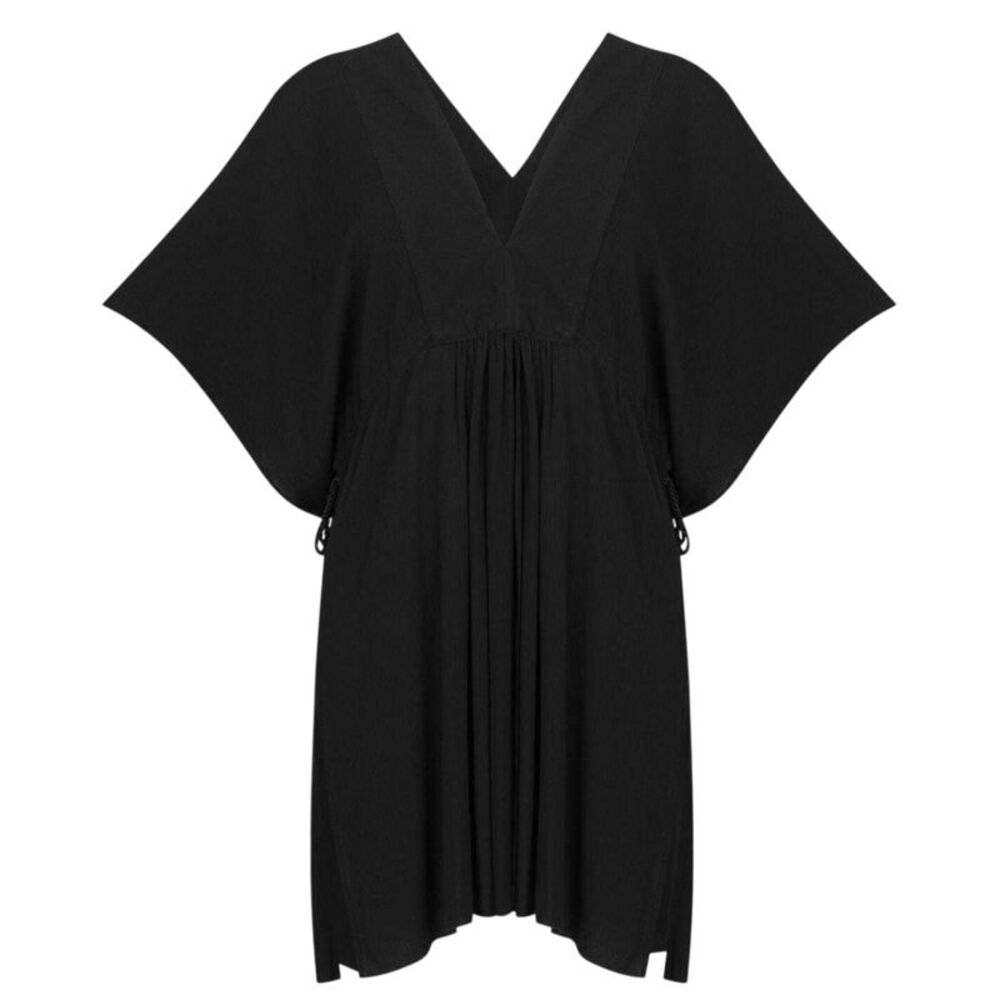 Ralph Lauren Womens/Ladies Plain V Neck Tunic Dress / Black